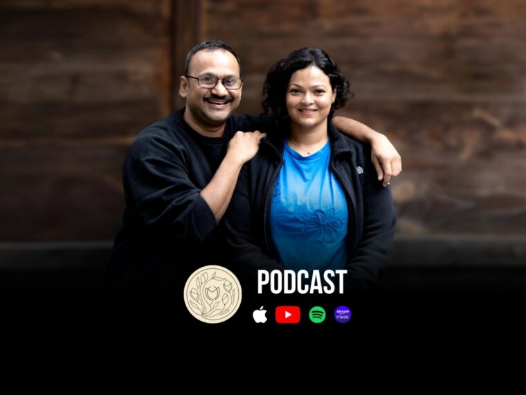 Eluxier founders Praveen and Priyanka Singh with their natural sunscreen helioSHEAR